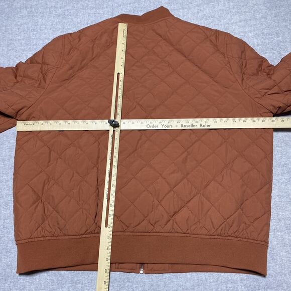 Levis Jacket Mens XXL Orange Arctic Bomber Rugged Americana Workwear Quilted 2XL - Picture 8 of 12